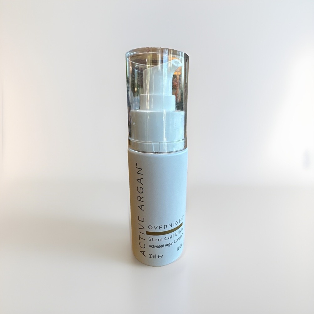 Active Argan Overnight‎ Stem Cell Elixir 1.0 fl Oz. New No Box Hydrating Italy